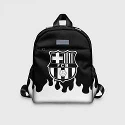 Детский рюкзак Барселона белый огонь, цвет: 3D-принт