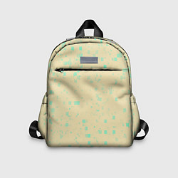 Детский рюкзак Color beige turquoise, цвет: 3D-принт