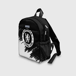 Детский рюкзак Чели белые краски текстура, цвет: 3D-принт — фото 2