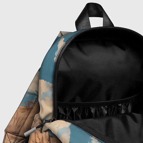 Детский рюкзак Fallout девушка и старое авто / 3D-принт – фото 4