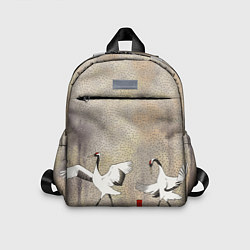 Детский рюкзак Журавли на снегу, цвет: 3D-принт