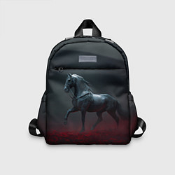 Детский рюкзак Конь в красном поле