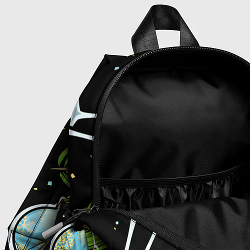 Детский рюкзак Новогодний вайб / 3D-принт – фото 4