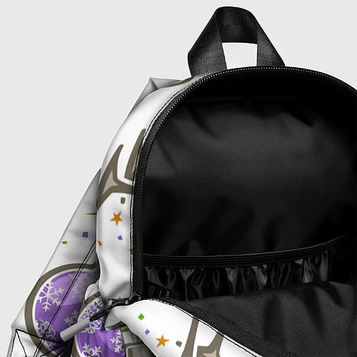 Детский рюкзак Новогодний вайб / 3D-принт – фото 4