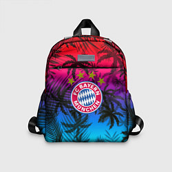 Детский рюкзак Бавария Мюнхен неон тропики, цвет: 3D-принт