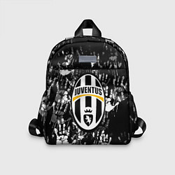 Детский рюкзак Ювентус текстура руки краски, цвет: 3D-принт