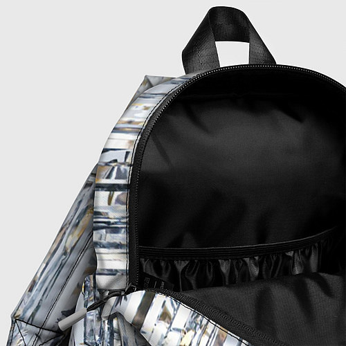 Детский рюкзак Новогодний дождик / 3D-принт – фото 4