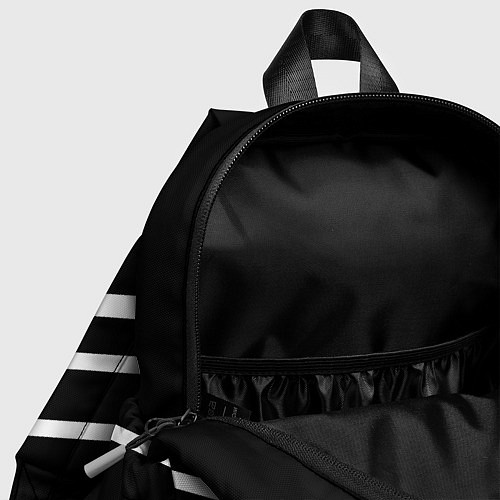 Детский рюкзак Реал Мадрид полосы текстура линии / 3D-принт – фото 4