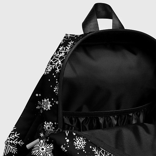 Детский рюкзак Манчестер сити снежинки новый год / 3D-принт – фото 4