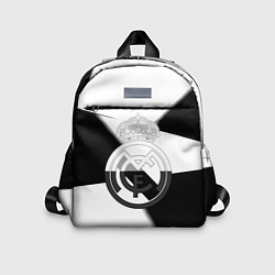 Детский рюкзак Реал Мадрид геометрия полосы, цвет: 3D-принт