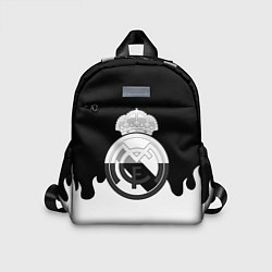 Детский рюкзак Реал Мадрид огонь белый, цвет: 3D-принт