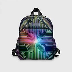 Детский рюкзак Линейная графика, цвет: 3D-принт