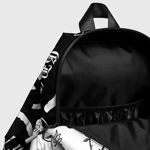Детский рюкзак Lill Peep x juventus logo / 3D-принт – фото 4