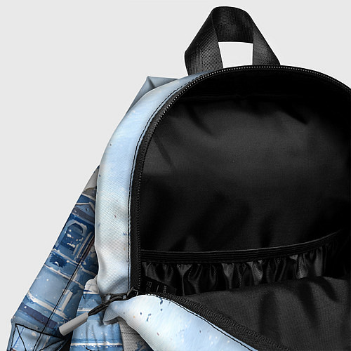 Детский рюкзак Снежный Санкт-Петербург / 3D-принт – фото 4