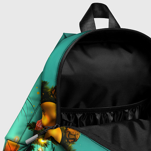 Детский рюкзак Котик под елкой / 3D-принт – фото 4