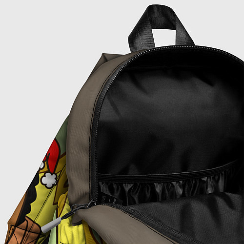 Детский рюкзак Конь среди огня - this is fine / 3D-принт – фото 4