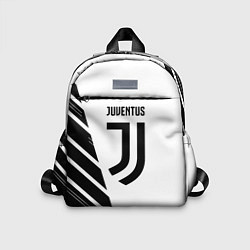 Детский рюкзак Ювентус полосы геометрия текстура, цвет: 3D-принт