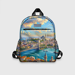 Детский рюкзак Сплетение эпох над Босфором, цвет: 3D-принт