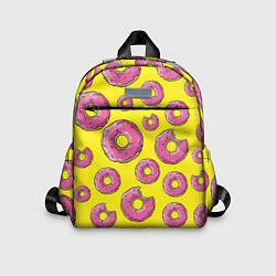 Детский рюкзак Пончики Гомера, цвет: 3D-принт