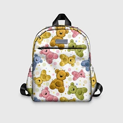 Детский рюкзак Любимые медвежата, цвет: 3D-принт