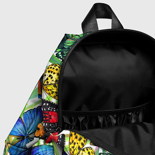 Детский рюкзак Тропические бабочки / 3D-принт – фото 4