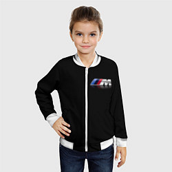 Бомбер детский BMW motorsport, цвет: 3D-белый — фото 2