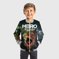 Бомбер детский Metro Exodus, цвет: 3D-серый — фото 2