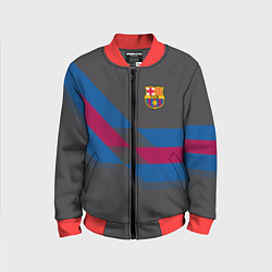 Бомбер детский Barcelona FC: Dark style, цвет: 3D-красный