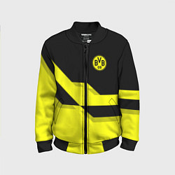 Бомбер детский BVB FC: Yellow style, цвет: 3D-черный