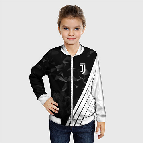 Детский бомбер FC Juventus: Abstract / 3D-Белый – фото 4