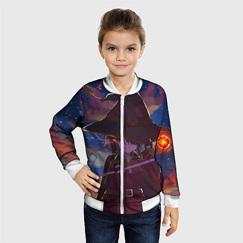 Детский бомбер KonoSuba / 3D-Белый – фото 4