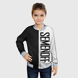 Бомбер детский SEMENOFF, цвет: 3D-серый — фото 2