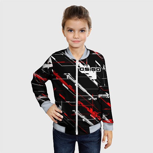 Детский бомбер CS:GO AWP / 3D-Серый – фото 4