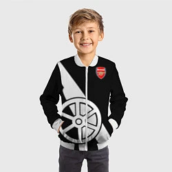 Бомбер детский FC Arsenal: Exclusive, цвет: 3D-белый — фото 2