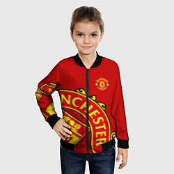 Бомбер детский FC Man United: Red Exclusive, цвет: 3D-черный — фото 2