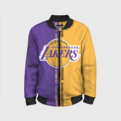 Бомбер детский NBA: LA Lakers, цвет: 3D-черный