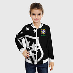 Бомбер детский Brazil Team: Exclusive, цвет: 3D-белый — фото 2
