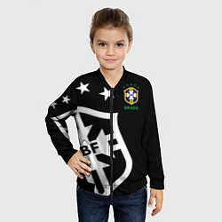 Бомбер детский Brazil Team: Exclusive, цвет: 3D-черный — фото 2