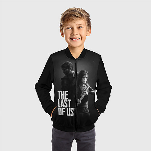 Детский бомбер The Last of Us: Black Style / 3D-Черный – фото 3