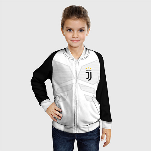 Детский бомбер JUVENTUS SPORT / 3D-Белый – фото 4