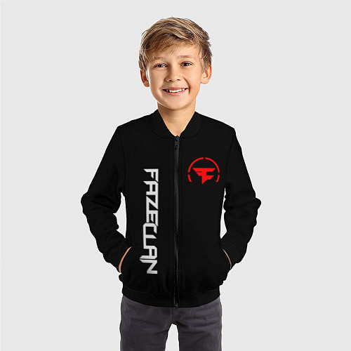 Детский бомбер FaZe Clan: E-Sports / 3D-Черный – фото 3