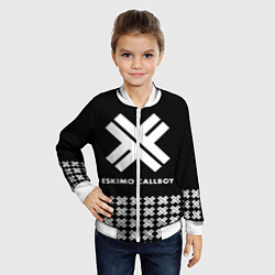 Бомбер детский Eskimo Callboy: Cross, цвет: 3D-белый — фото 2