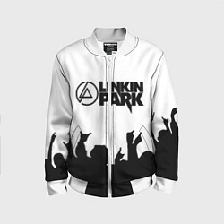 Бомбер детский LINKIN PARK, цвет: 3D-белый