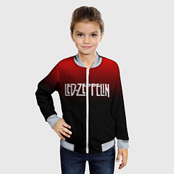 Бомбер детский Led Zeppelin, цвет: 3D-серый — фото 2