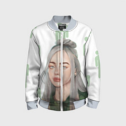 Бомбер детский Billie Eilish, цвет: 3D-серый