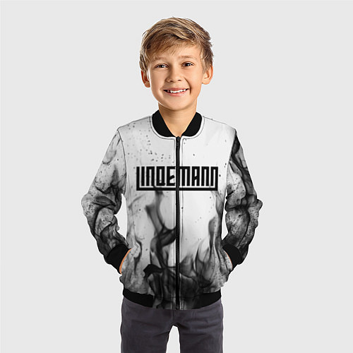 Детский бомбер LINDEMANN: Black Fire / 3D-Черный – фото 3