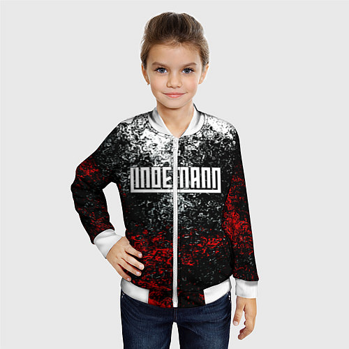 Детский бомбер LINDEMANN: Colour Splash / 3D-Белый – фото 4