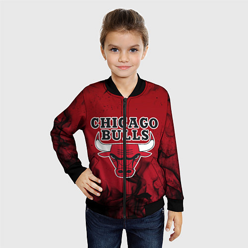 Детский бомбер CHICAGO BULLS / 3D-Черный – фото 4