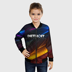 Бомбер детский DETROIT BECOME HUMAN, цвет: 3D-черный — фото 2