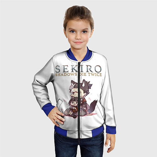 Детский бомбер Sekiro:Shadows Die Twice / 3D-Синий – фото 4